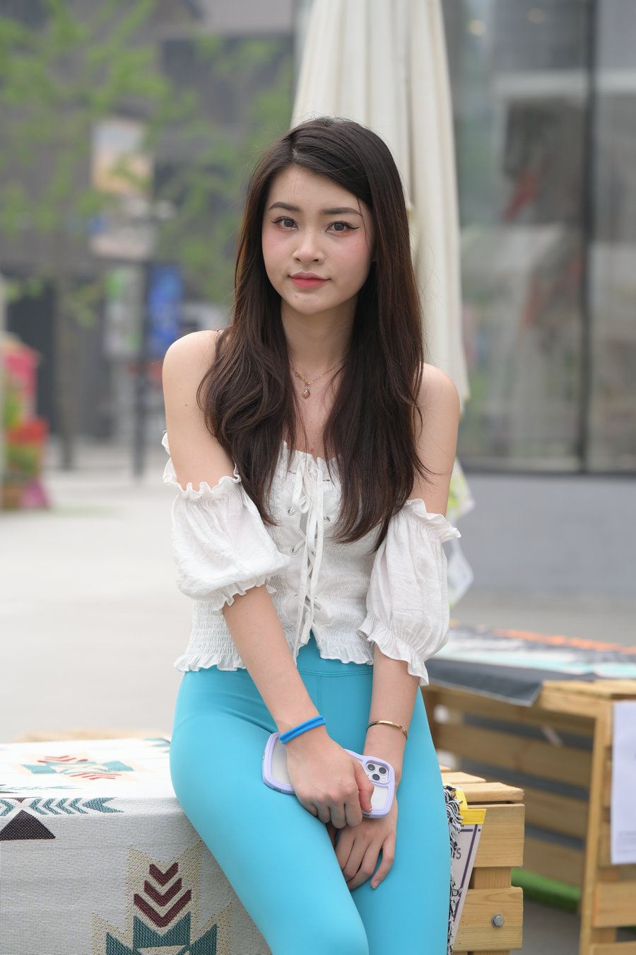 图片[2]-蓝色瑜伽裤漂亮女孩 J3299 769P-12.9GB-街图社