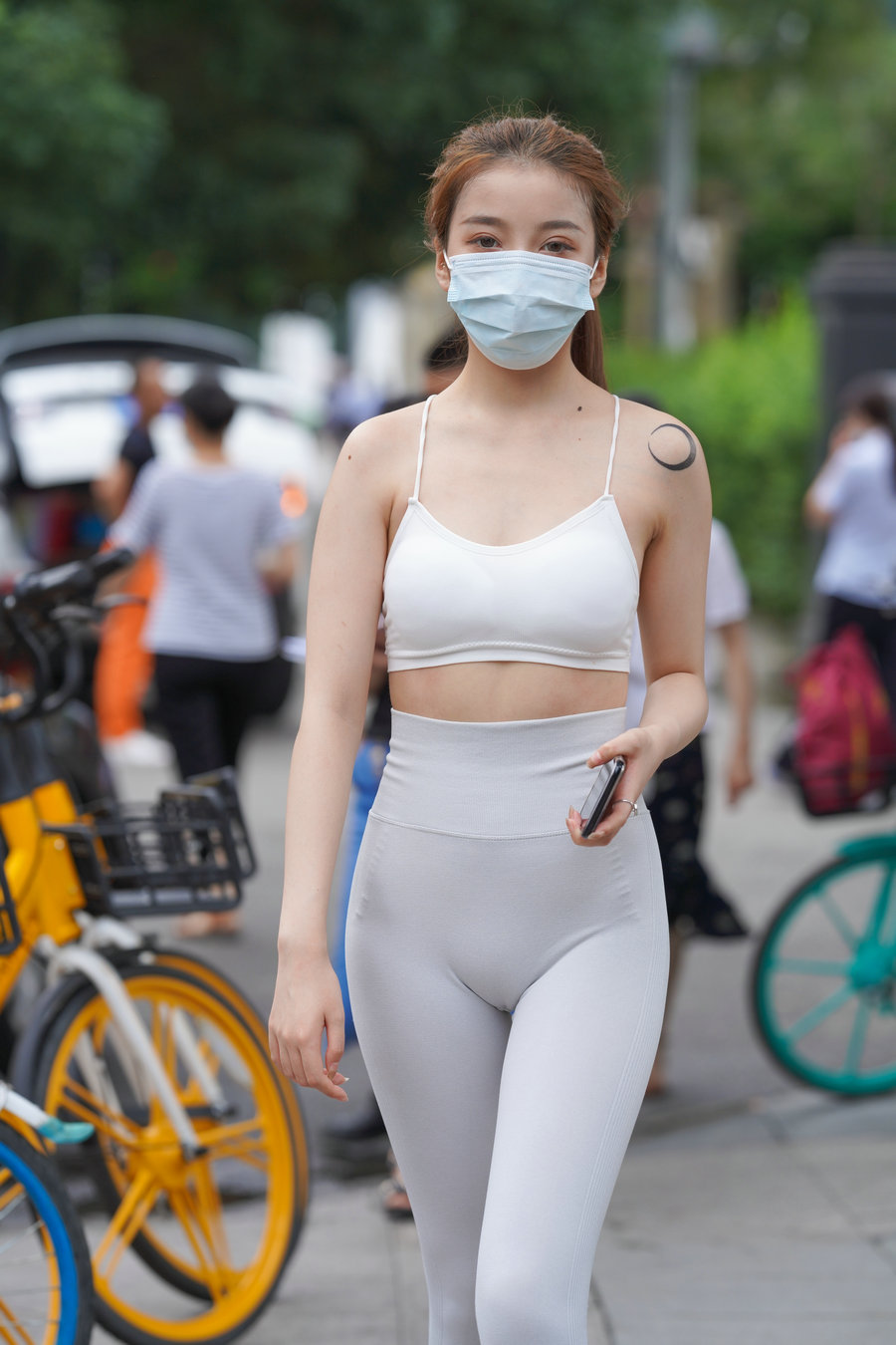 图片[2]-灰色瑜伽裤女孩 J1323 723P4V-17.9GB-街图社