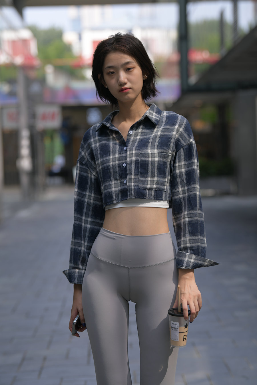 图片[1]-短发瑜伽裤女学生J2790 474P-9.47GB-街图社