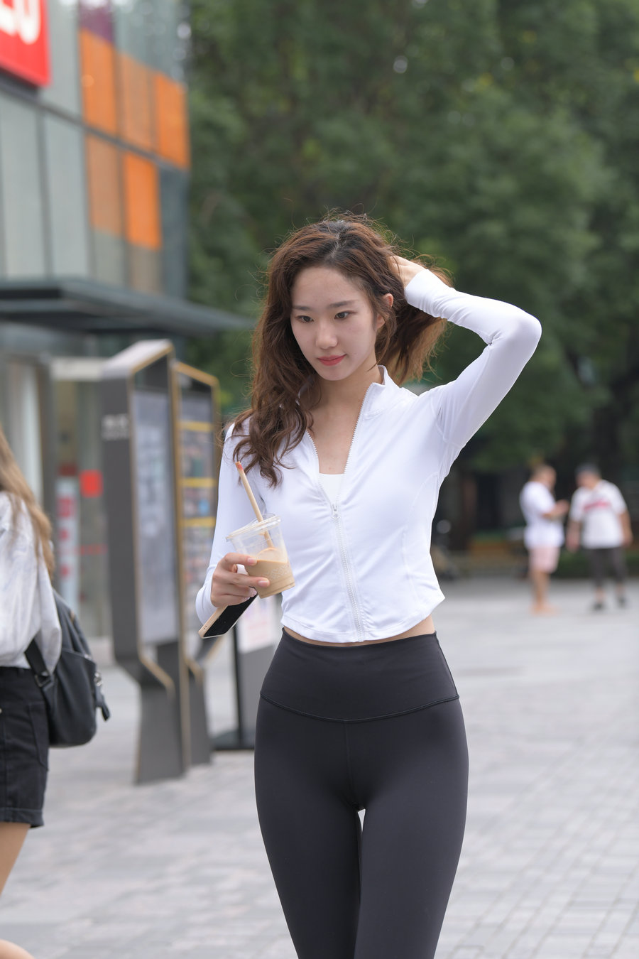 图片[3]-像刘亦菲的黑色瑜伽裤女孩J2237 340P1V-14.8GB-街图社