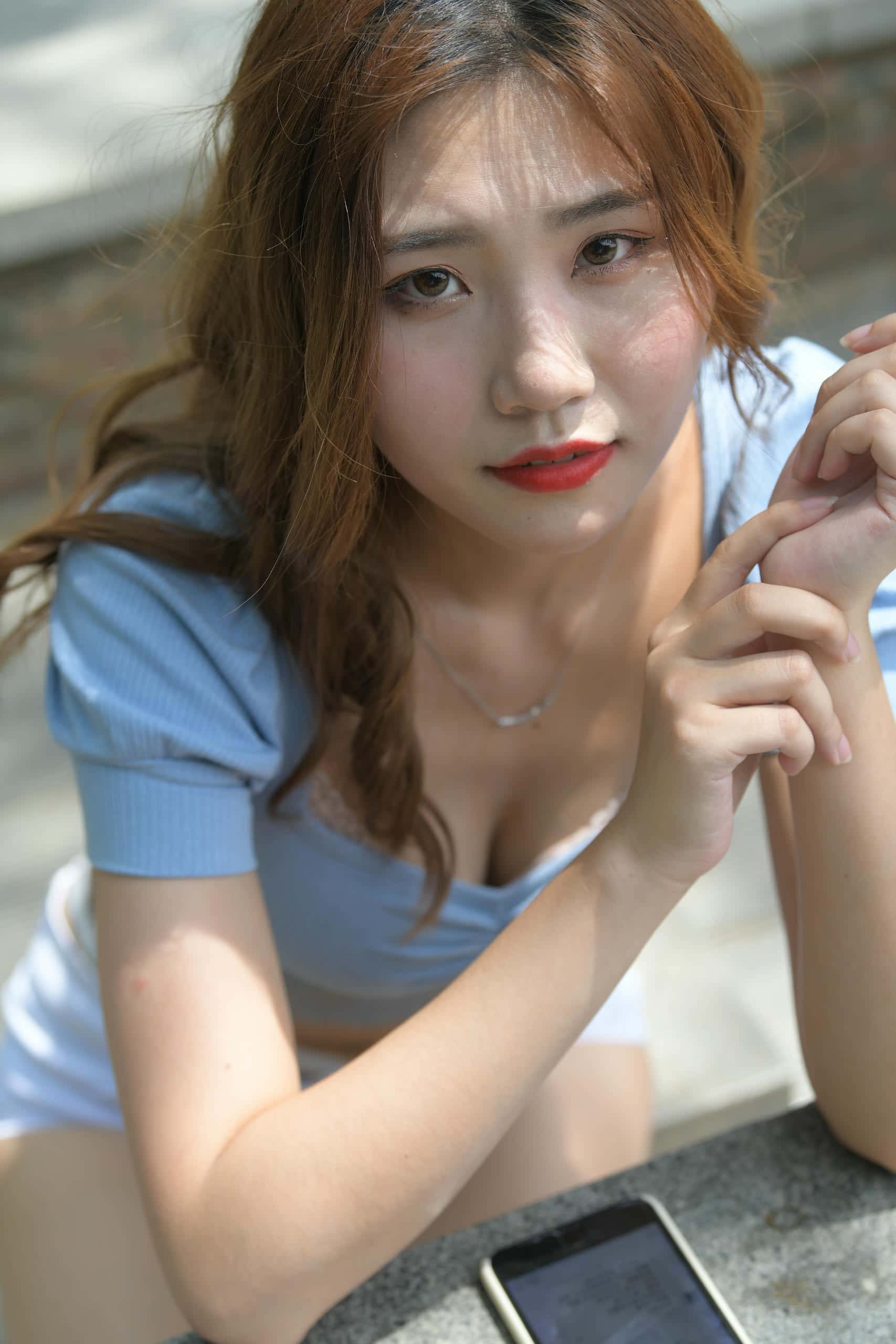图片[4]-白色热裤女孩【1133P】J1680-街图社
