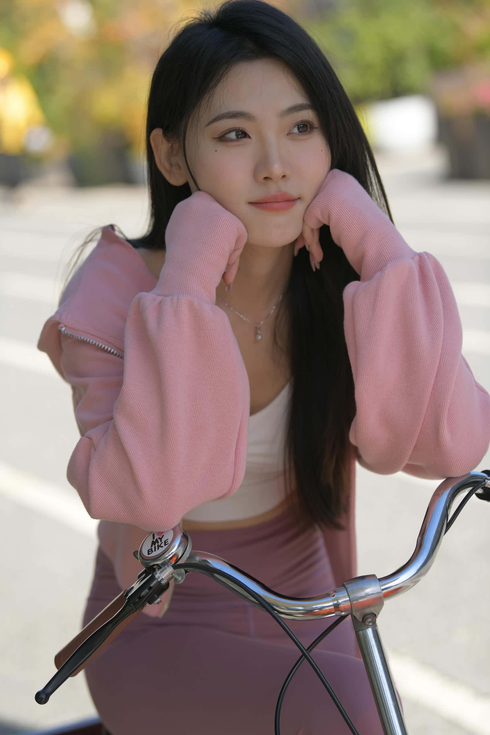 图片[3]-在外面拍照的粉色系女孩【653P】J6238-街图社