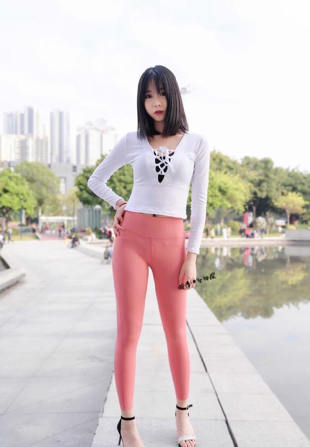 图片[2]-粉色瑜伽裤年轻女孩 J1311 417P17V-14.9GB-街图社