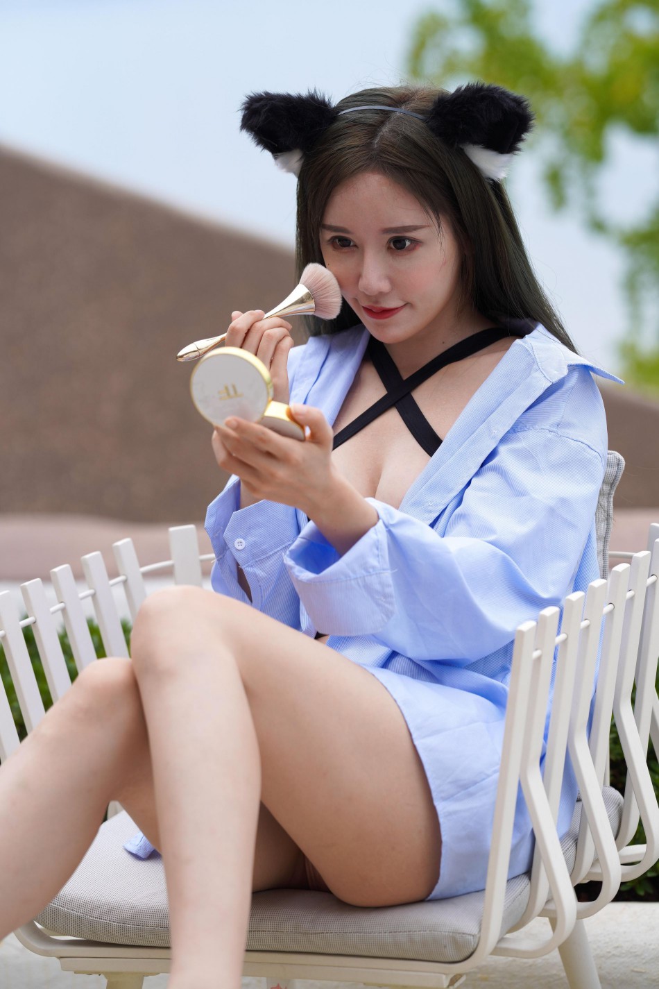 图片[5]-可爱的猫耳朵比基尼美少女【394P】00043-街图社