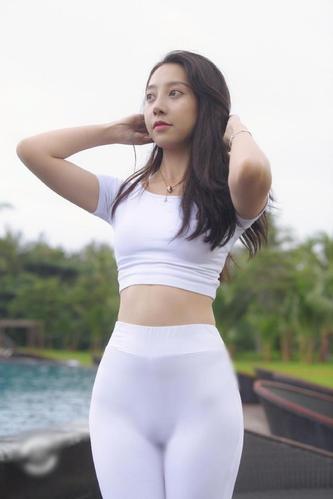 图片[2]-白色瑜伽裤柔情女孩 J1406 554P2V-21.1GB-街图社