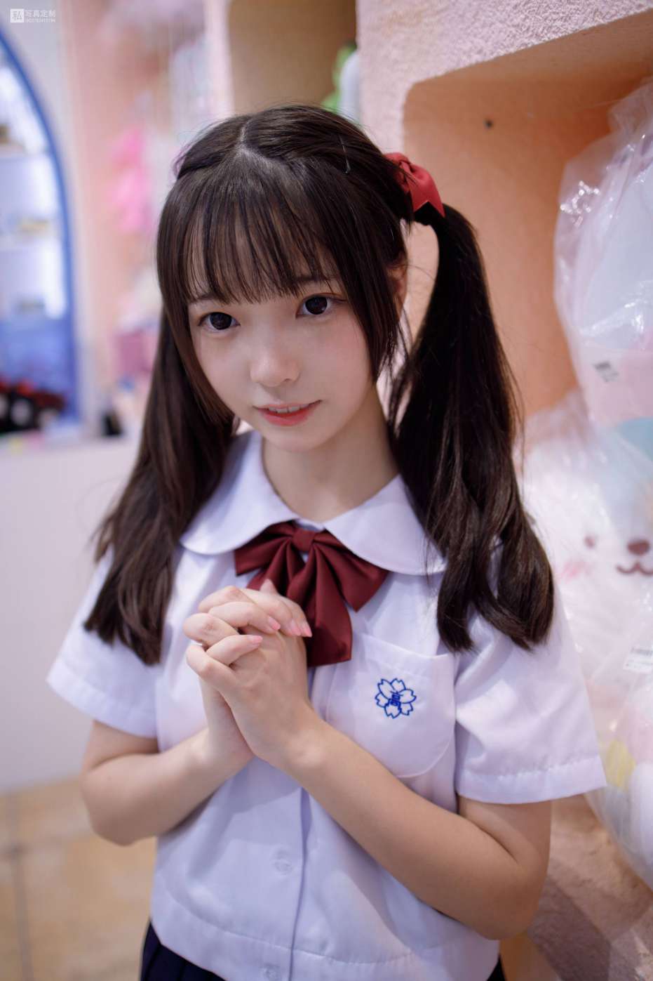 图片[4]-眼神好清澈的双马尾白丝女孩【75P】20019-街图社