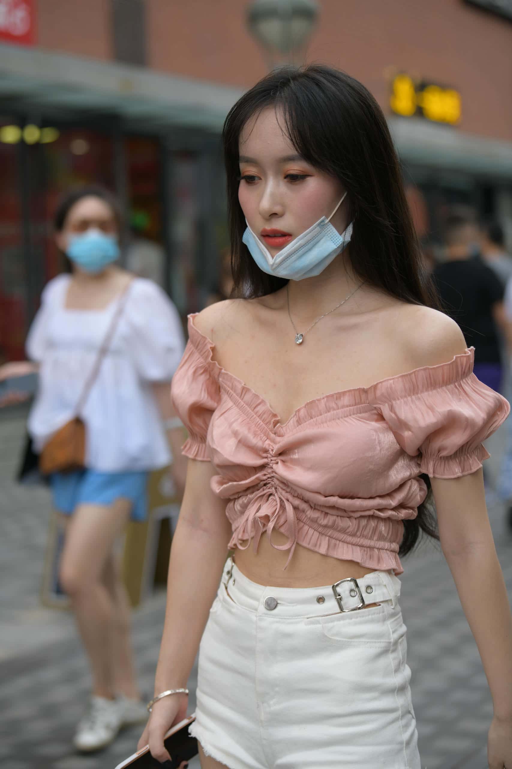图片[3]-清纯动人粉白搭配【100P】J7926-街图社